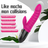 Ribbed G-Spot Vibrator For Women / Female Rabbit Vibrator / Clitoral Stimulation Sex Toys - EVE's SECRETS