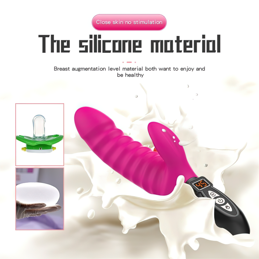 Ribbed G-Spot Vibrator For Women / Female Rabbit Vibrator / Clitoral Stimulation Sex Toys - EVE's SECRETS