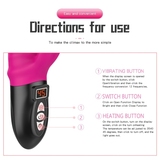 Ribbed G-Spot Vibrator For Women / Female Rabbit Vibrator / Clitoral Stimulation Sex Toys - EVE's SECRETS