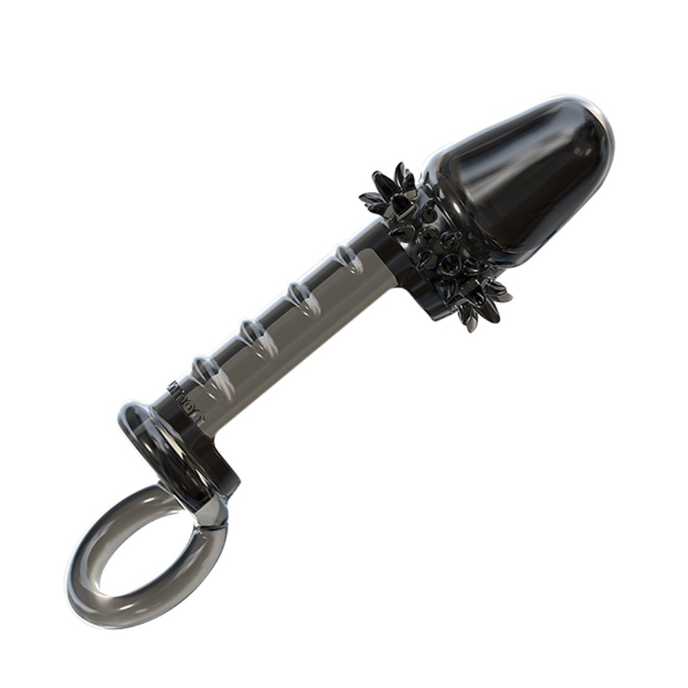 Ribbed Penis Sleeves with Thorns and Cock Rings / Sex Toys for Men in Two Variants - EVE's SECRETS