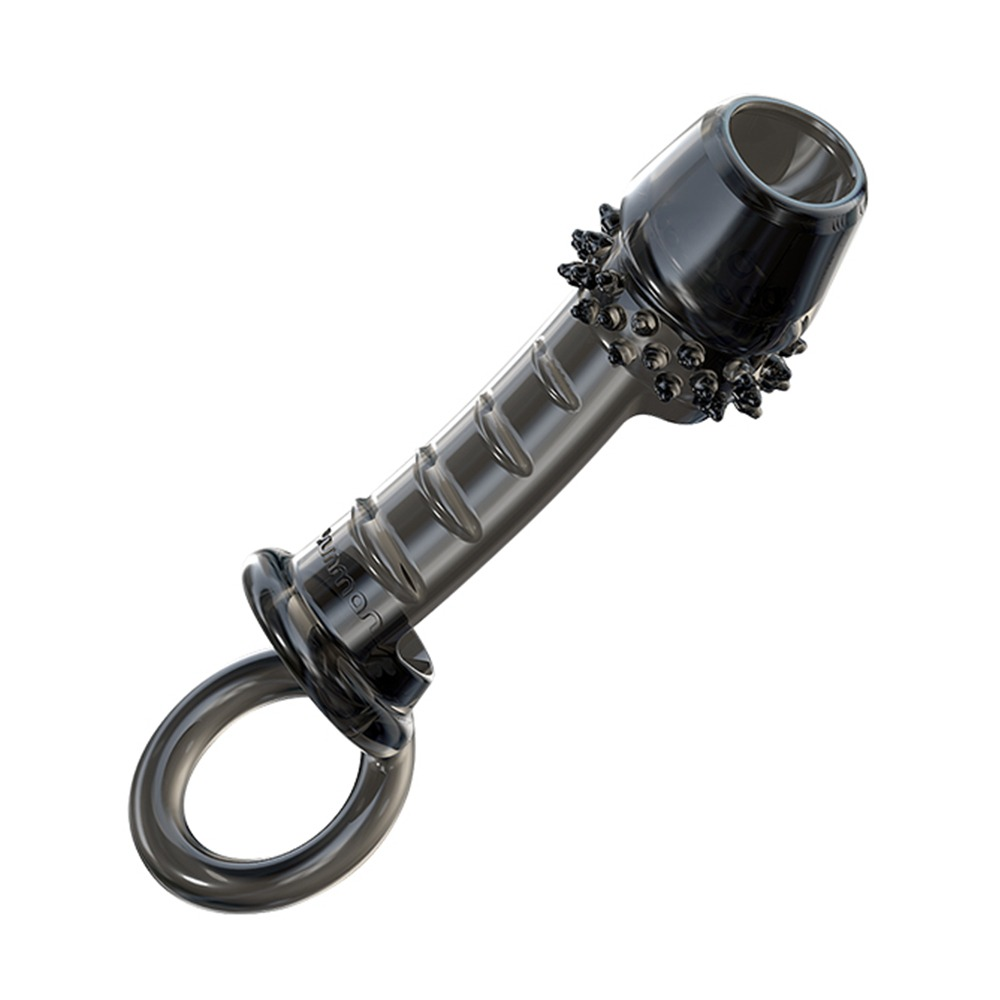 Ribbed Penis Sleeves with Thorns and Cock Rings / Sex Toys for Men in Two Variants - EVE's SECRETS