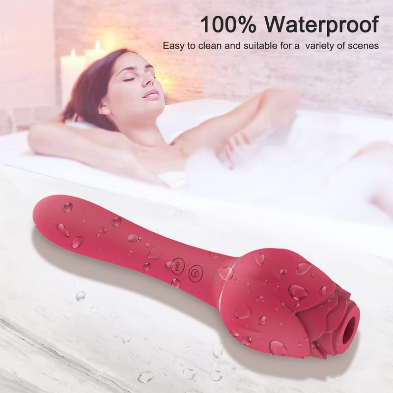 Rose Vibrators For Women / Vagina Sucking Clitoris Stimulator / G Spot Powerful Vibrating Dildo - EVE's SECRETS