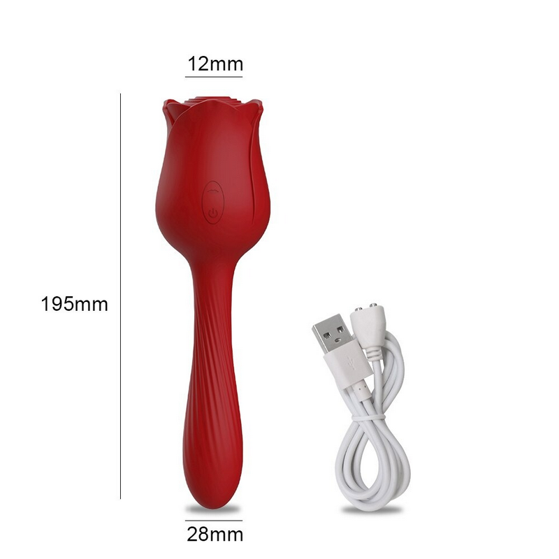 Rose Vibrators For Women / Vagina Sucking Clitoris Stimulator / G Spot Powerful Vibrating Dildo - EVE's SECRETS