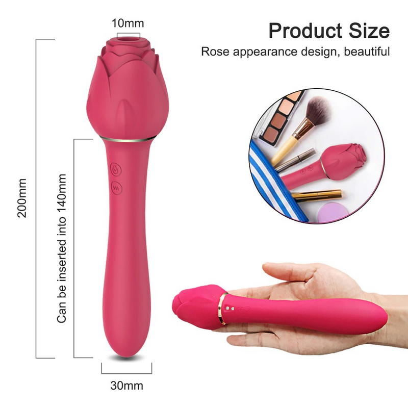 Rose Vibrators For Women / Vagina Sucking Clitoris Stimulator / G Spot Powerful Vibrating Dildo - EVE's SECRETS
