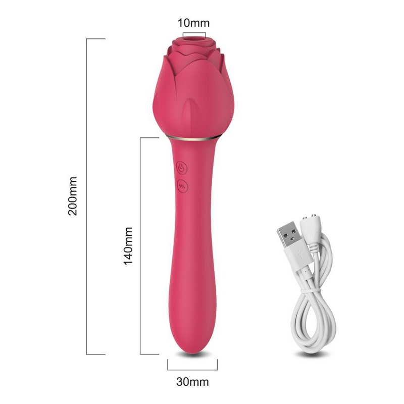 Rose Vibrators For Women / Vagina Sucking Clitoris Stimulator / G Spot Powerful Vibrating Dildo - EVE's SECRETS