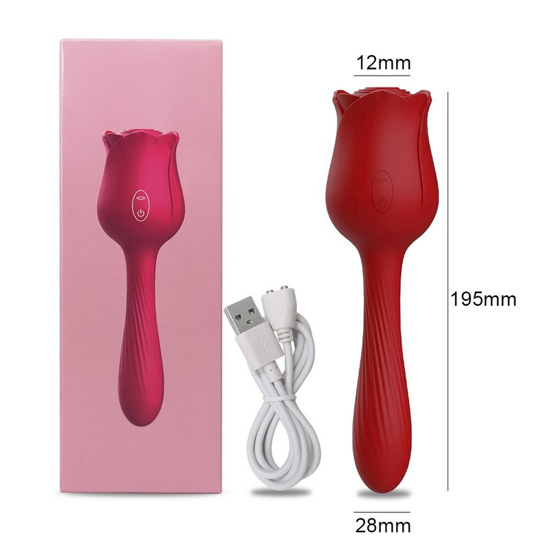 Rose Vibrators For Women / Vagina Sucking Clitoris Stimulator / G Spot Powerful Vibrating Dildo - EVE's SECRETS