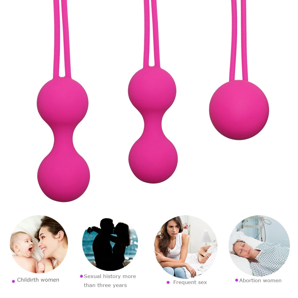 Safe Vaginal Balls Trainer / Silicone Smart Ben Wa Balls / Vagina Tighten Exercise Balls - EVE's SECRETS