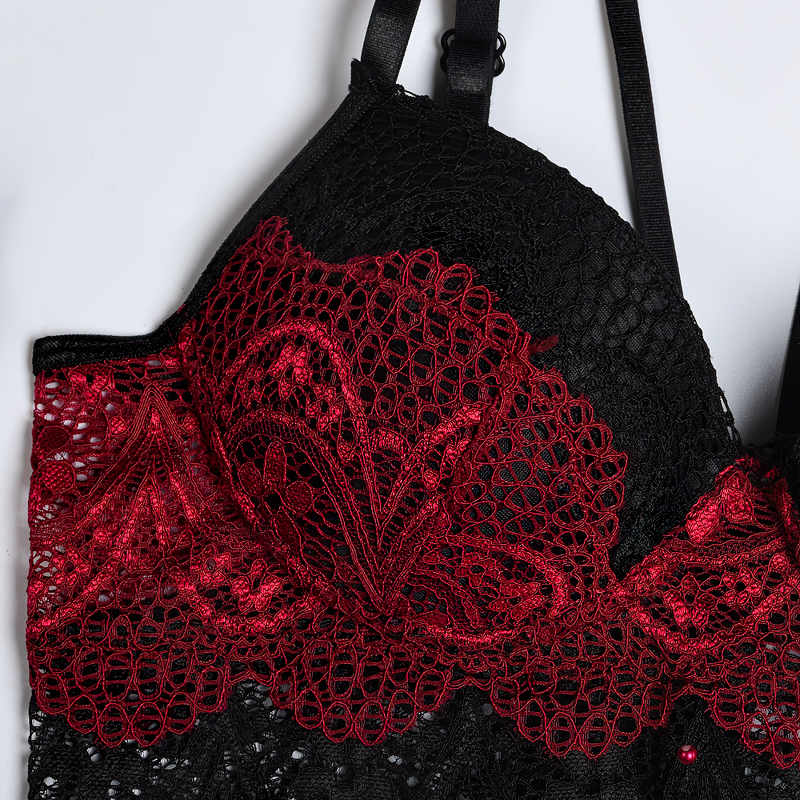 Sensual Erotic Female Lingerie Underwear / Sexy Women's Thongs Garters Lace Bra Lingerie - EVE's SECRETS