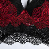 Sensual Erotic Female Lingerie Underwear / Sexy Women's Thongs Garters Lace Bra Lingerie - EVE's SECRETS