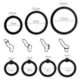 Set of Cock Rings / Penis Trainer Delay Ejaculation High Elasticity Time Lasting Sex Toys for Men - EVE's SECRETS