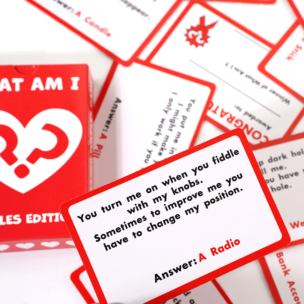 "What Am I" Game with Ambiguity Erotic Questions / Board Sex Games for Adults - EVE's SECRETS