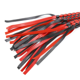 Sex PU Leather Whip for Couple / Adult Red&Black Flirt Whip / Soft BDSM Tail - EVE's SECRETS