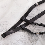 Sexy 4-Piece Intimate Set / Fancy Women's Lingerie / Ruffled Garters Exotic Sets - EVE's SECRETS