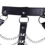 Sexy Body Chest Harness for Women with Many Chains / Body Harness Accessory in Fetish Fashion - EVE's SECRETS
