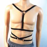 Sexy Body Harness For Men / Metal O-Ring Harness Belts for Shoulder And Waist - EVE's SECRETS