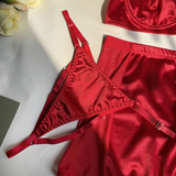 Sexy Bras for Women / Lingerie Sets with Collar / Female Erotic Underwear - EVE's SECRETS