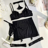 Sexy Bras for Women / Lingerie Sets with Collar / Female Erotic Underwear - EVE's SECRETS