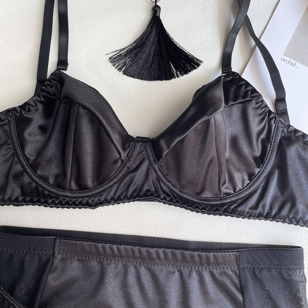 Sexy Bras for Women / Lingerie Sets with Collar / Female Erotic Underwear - EVE's SECRETS