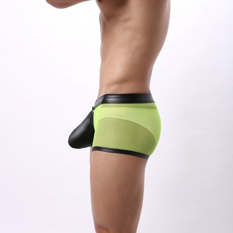 Sexy Breathable Men's Boxers / Mesh See-Through Underwear / Separatable Front Panties - EVE's SECRETS