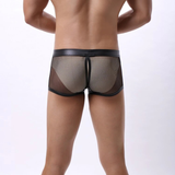 Sexy Breathable Men's Boxers / Mesh See-Through Underwear / Separatable Front Panties - EVE's SECRETS