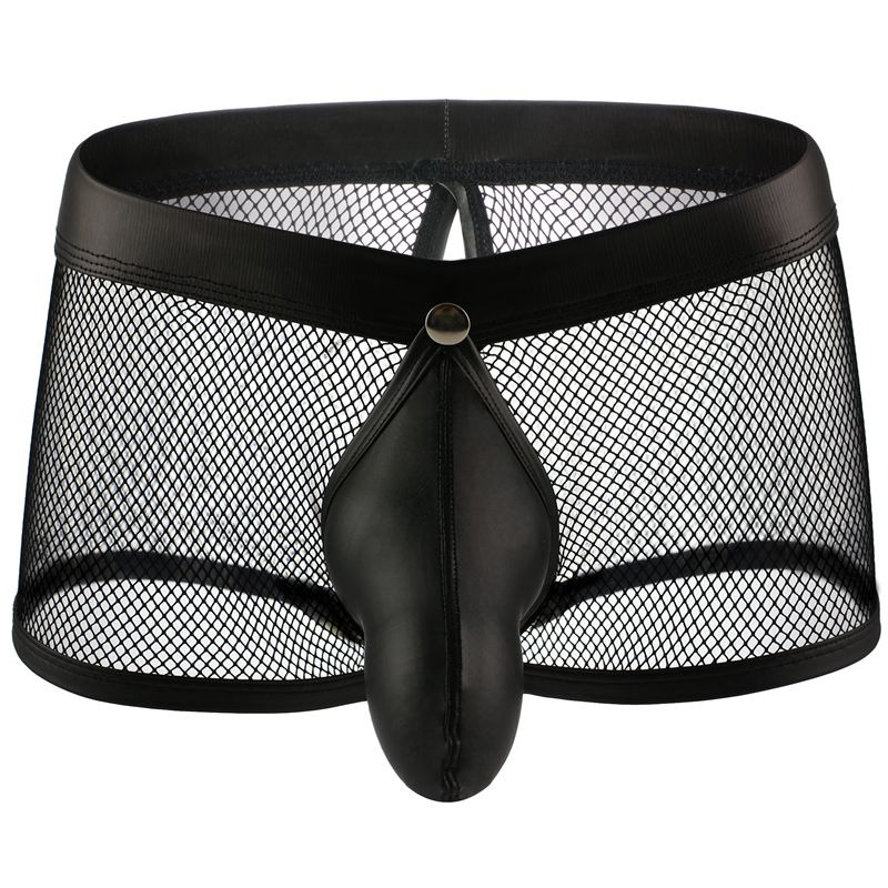 Sexy Breathable Men's Boxers / Mesh See-Through Underwear / Separatable Front Panties - EVE's SECRETS