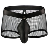 Sexy Breathable Men's Boxers / Mesh See-Through Underwear / Separatable Front Panties - EVE's SECRETS