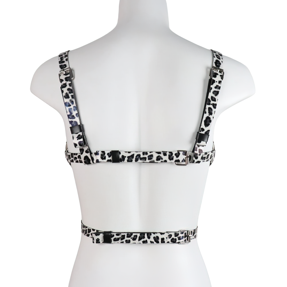 Sexy Chest Harness Bondage For Women / Gothic Female PU Leather Garters Belt - EVE's SECRETS