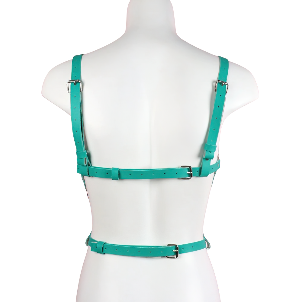 Sexy Chest Harness Bondage For Women / Gothic Female PU Leather Garters Belt - EVE's SECRETS