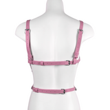 Sexy Chest Harness Bondage For Women / Gothic Female PU Leather Garters Belt - EVE's SECRETS
