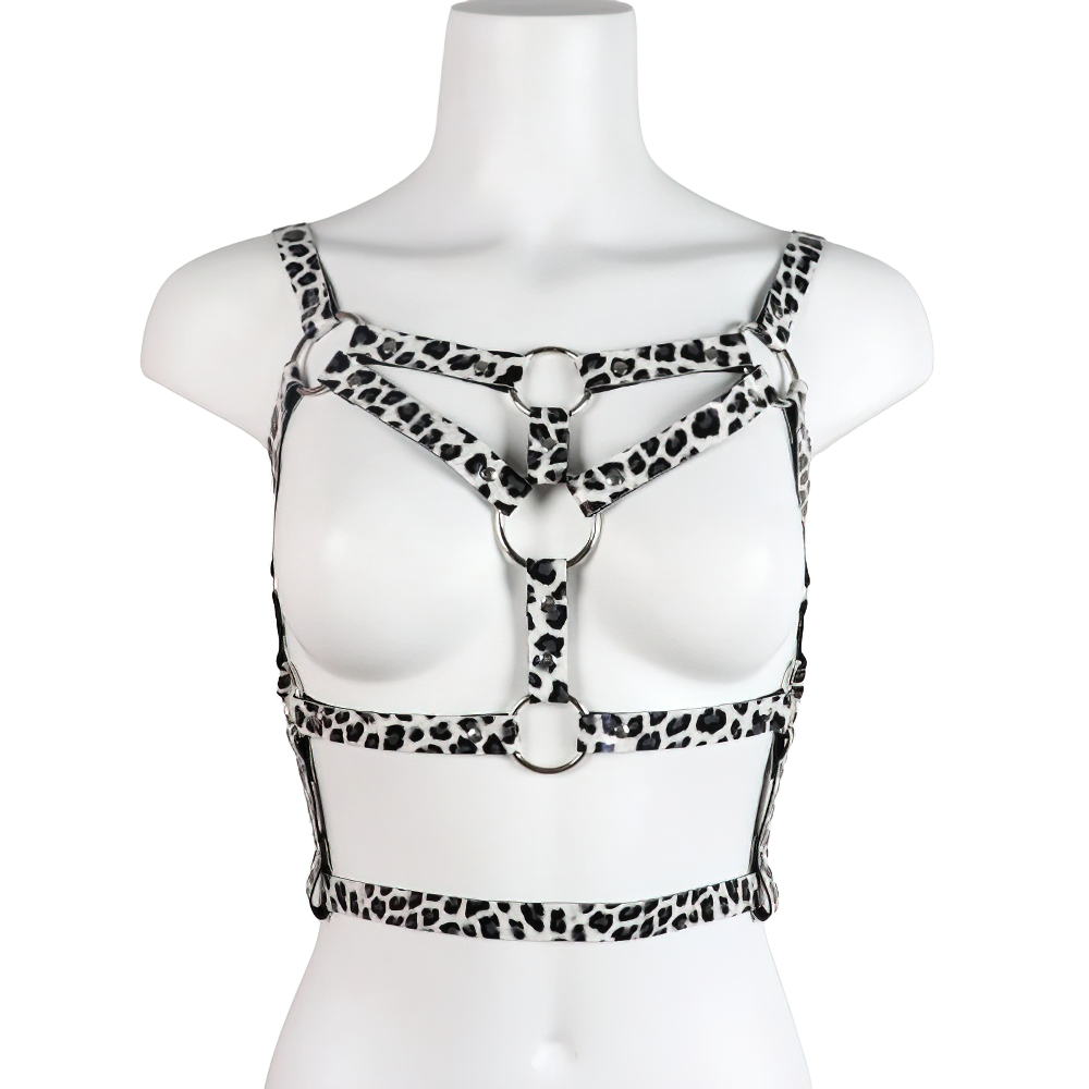 Sexy Chest Harness Bondage For Women / Gothic Female PU Leather Garters Belt - EVE's SECRETS