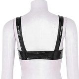 Sexy Clubwear Wet Look Women's Mini Bra /  Open Cups Porno Underwear / Hollow Out Female Bra - EVE's SECRETS