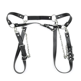 Sexy Gothic Fetish Belts / Pastel Goth With Chains Waist Body Bondage / Female Body Harness - EVE's SECRETS