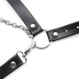 Sexy Gothic Fetish Belts / Pastel Goth With Chains Waist Body Bondage / Female Body Harness - EVE's SECRETS