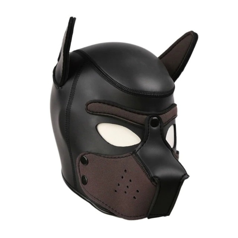 Sexy Headgear BDSM Bondage for Role Games / Adult Rubber Mask in Puppy Form / Sex Toy for Couples - EVE's SECRETS