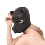 Couvre-chef sexy Bondage BDSM pour jeux de rôle / Masque en caoutchouc adulte sous forme de chiot / Sex Toy pour couples
