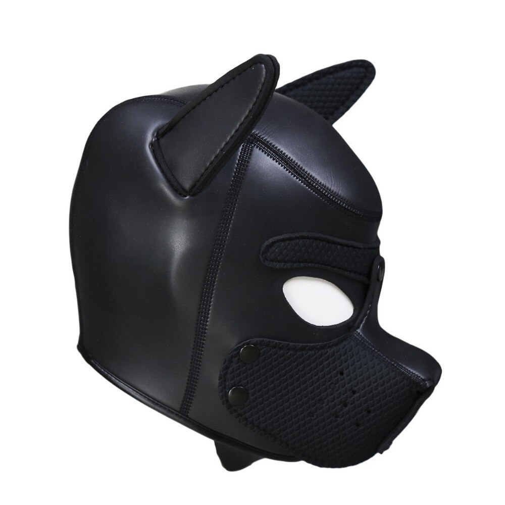 Sexy Headgear BDSM Bondage for Role Games / Adult Rubber Mask in Puppy Form / Sex Toy for Couples - EVE's SECRETS