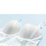 Sexy Lace Corset Bustier / Women Straps Padded Bra Lingerie / Elasticity Transparent Underwear - EVE's SECRETS