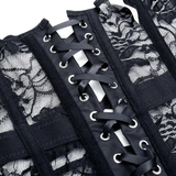 Sexy Lace-Up Black Corset / Steampunk Bone Corsets and Bustiers in Alternative Fashion - EVE's SECRETS