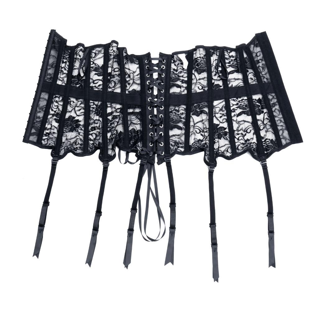 Sexy Lace-Up Black Corset / Steampunk Bone Corsets and Bustiers in Alternative Fashion - EVE's SECRETS