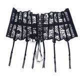 Sexy Lace-Up Black Corset / Steampunk Bone Corsets and Bustiers in Alternative Fashion - EVE's SECRETS