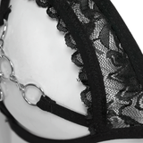 Sexy Ladies Push Up See Through Bra / Hollow Out Open Cups Womens Lingerie - EVE's SECRETS