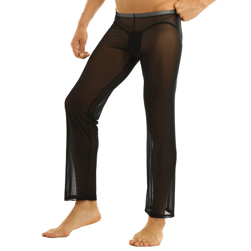 Sexy Lightweight Mesh Pants / Comfortable See-through Breathable Trousers / Men's Erotic Outfits - EVE's SECRETS