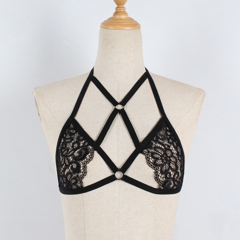Sexy Lingerie Women Bra / Underwear Sexy Lace Bandage / Crop Top Strap Bralette Bikini Swimsuit - EVE's SECRETS