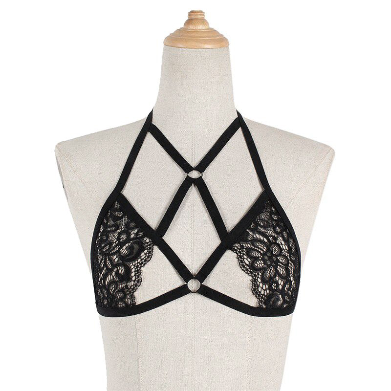 Sexy Lingerie Women Bra / Underwear Sexy Lace Bandage / Crop Top Strap Bralette Bikini Swimsuit - EVE's SECRETS