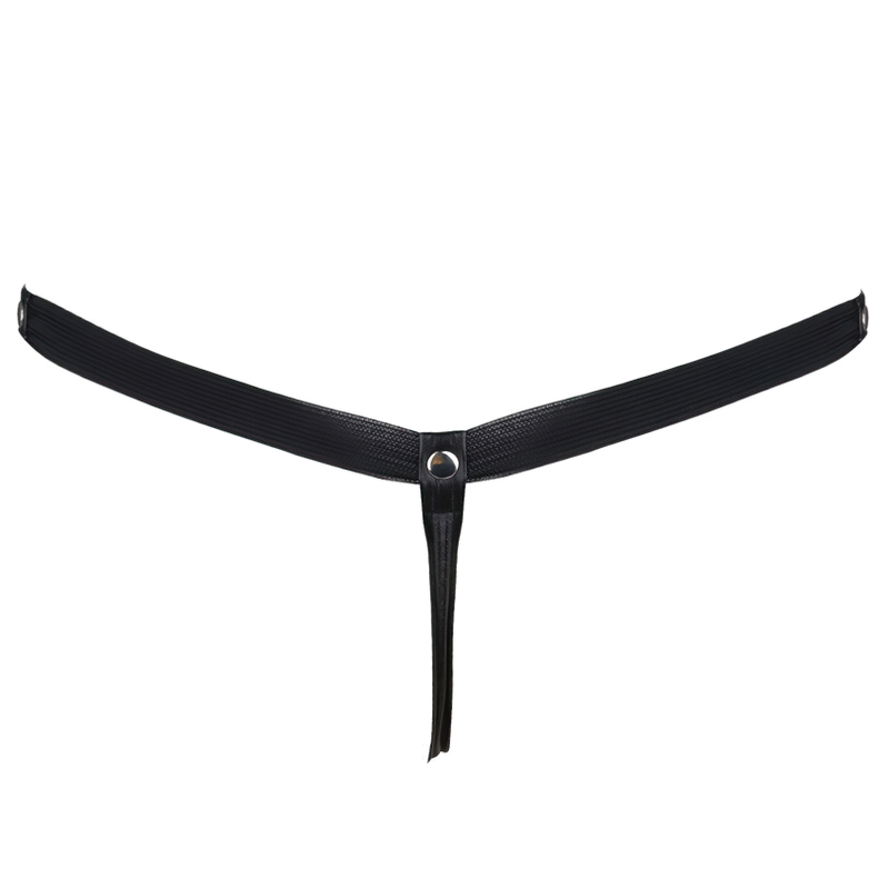 Sexy Male PU Leather Jockstrap Lingerie / G-string Male Bikini Jockstrap Underpants - EVE's SECRETS