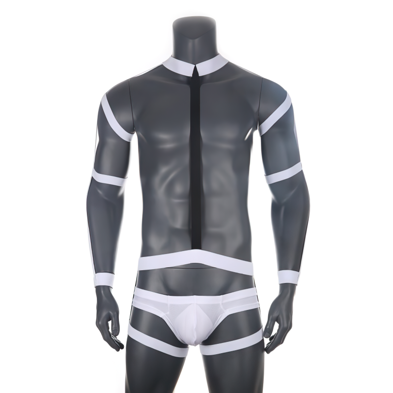 Sexy Men's Elastic Bondage Body Harness Underwear / Male Fetish Stage Wear Lingerie - EVE's SECRETS