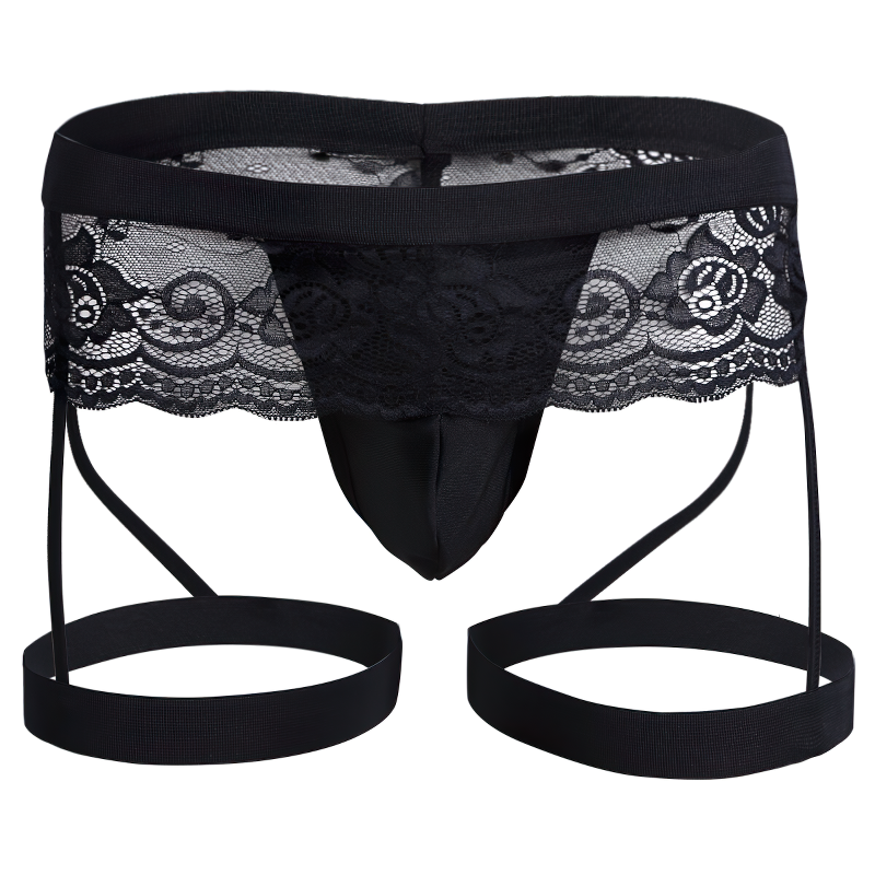 Sexy Men's Elastic Pouch Lingerie / Open Butt Erotic G-String Panties / Gay Underwear Underpants - EVE's SECRETS