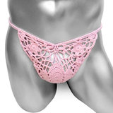 Sexy Men's Handmade Lingerie / Low Waist Cotton Crochet Panties / Hollow Out Underwear - EVE's SECRETS