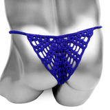 Sexy Men's Handmade Lingerie / Low Waist Cotton Crochet Panties / Hollow Out Underwear - EVE's SECRETS