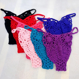 Sexy Men's Handmade Lingerie / Low Waist Cotton Crochet Panties / Hollow Out Underwear - EVE's SECRETS